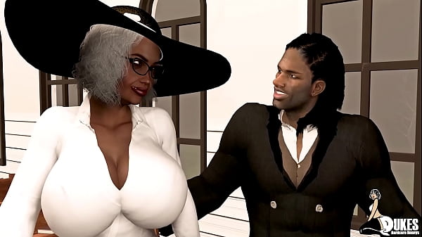 Big booty Ms. Jiggles rides the Pastor's big dick in his office