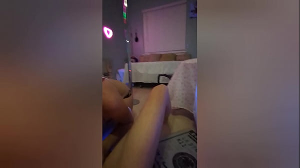 couple MMF threesome. Friend cums too quick, gets blowjobs from wife all night