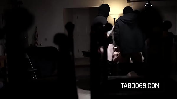 Busty teen slut Lena Paul gets gangbanged