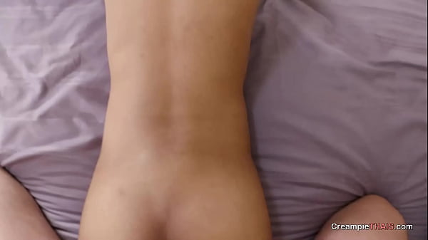 Skinny half Arab Thai mix gets creampied