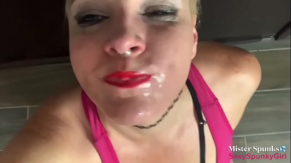 Blowing Cum Bubbles Before Swallow / featuring Spunky Savage