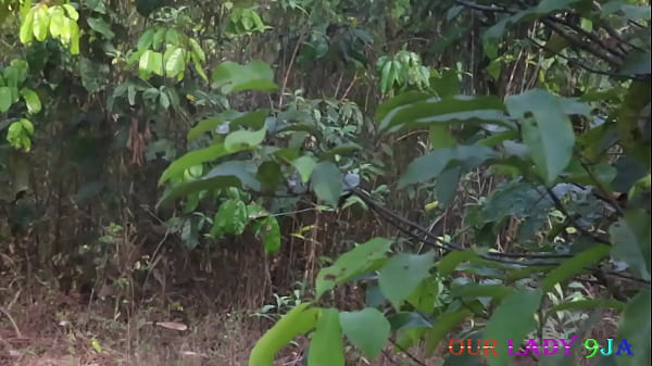 Hardcore Bbw Outdoor Sex standing in bush with BBC