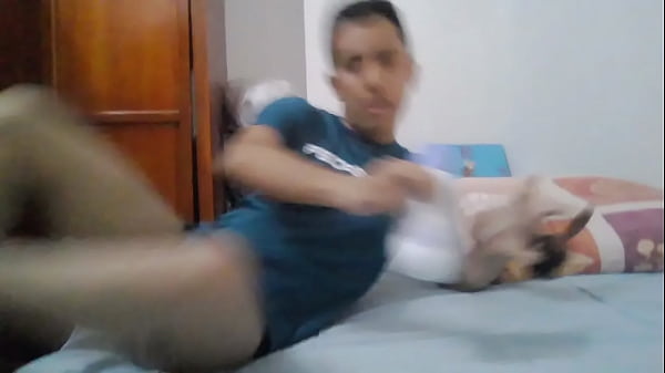 Dándome un rico masaje