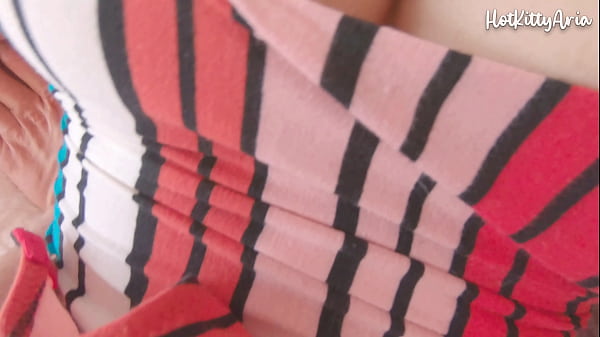 Busty blonde tells her she's going to read a book but cheats on her with a perverted boy and has sex until she gets a creampie.