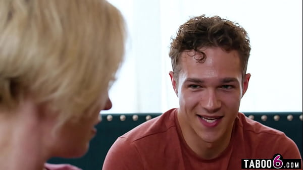 Mature stepmom Dee Williams busted watching anal porn by her stepson