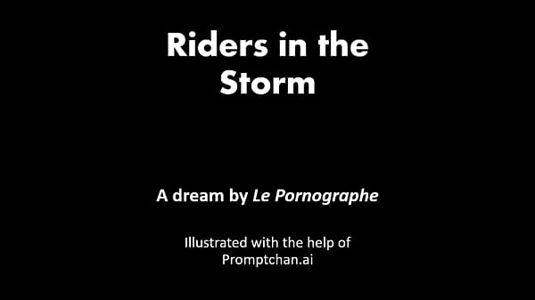 Riders in the Storm – AI Illustrated Leather Porn Dream