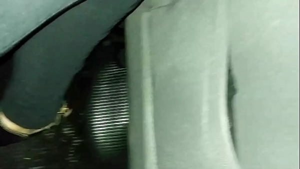 Driving while my wife and 18yo student play at seat back carsex Karina and Lucas Thumbnail