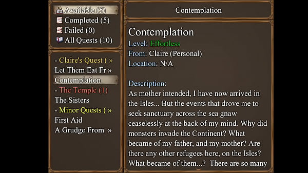 Claire's Quest pt 3 sneak around hentai game