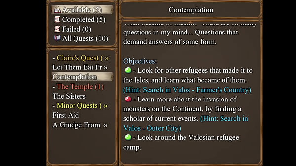 Claire's Quest pt 3 sneak around hentai game