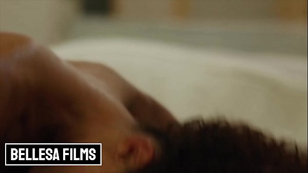 Ebony babe (Scarlit Scandal) rides (Damon Dice) big cock - Bellesa