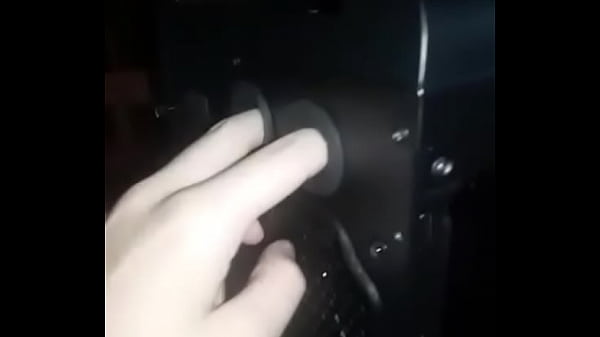 Sexy man fingers his computer Thumbnail