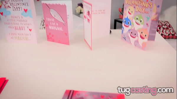 Tug Casting Quickies! Red hot Jamie Jett’s valentine handjob audition