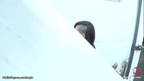 Beautiful Latina anal fucked in public