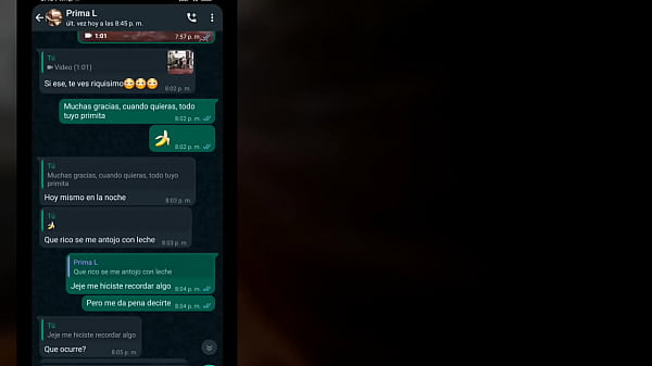 Whatsapp Con Mi Prima Se pone Caliente y termina en mi cuarto   VIDEO