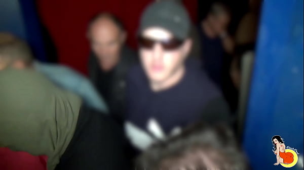 Insatiable Carla tries bukkake in a sex-shop with more than 20 men