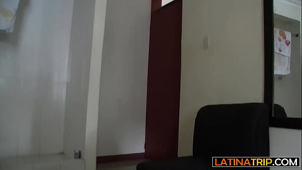 Amateur latina teen football player Criss gets a hardcore anal workout