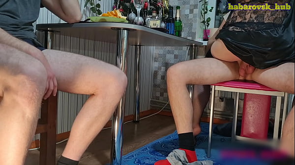 husband shared his sexy wife with buddy for christmas