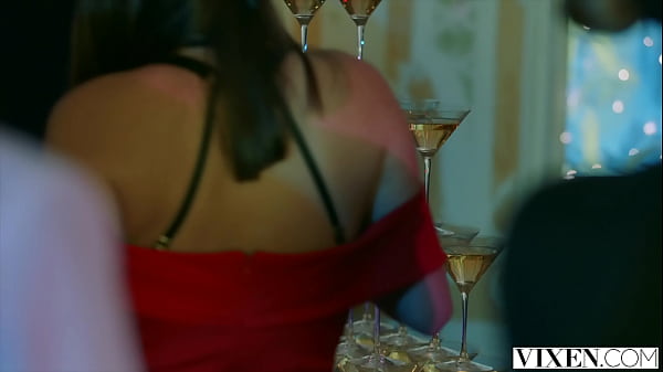VIXEN Sonya & Liya attend exclusive masquerade sex party