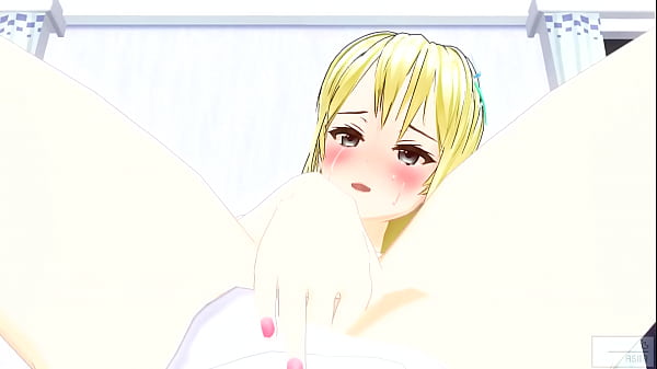 無修正アニメ　JCアナルオナニー