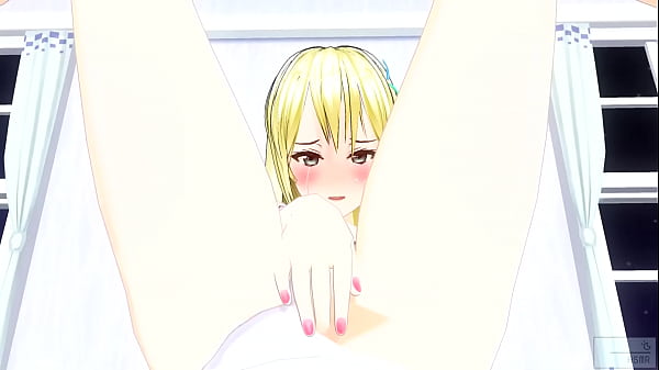 無修正アニメ　JCアナルオナニー