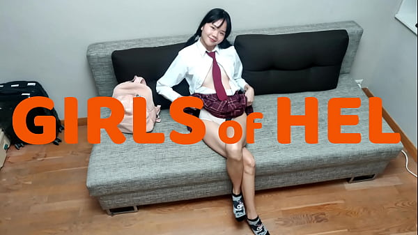 FIRST TIME ANAL SEX for a tiny Asian student   real POV sex