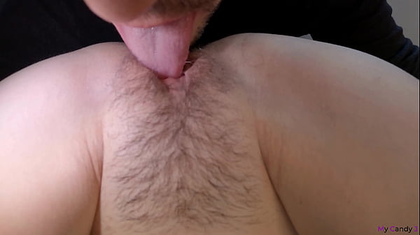 EATING young UNSHAVED pussy with SQUIRTING orgasm - EXTREME CLOSE UP ASMR