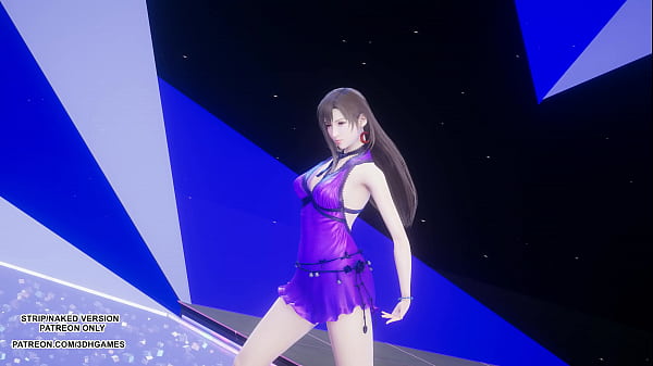 [MMD] TAEYEON - INVU Aerith Tifa Lockhart Hot Kpop Dance Final Fantasy Uncensored Hentai
