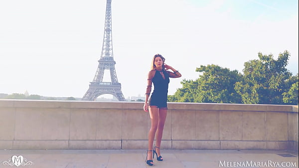Melena Maria Rya Public Outdoor in Paris