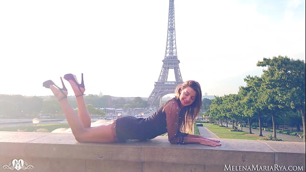 Melena Maria Rya Public Outdoor in Paris