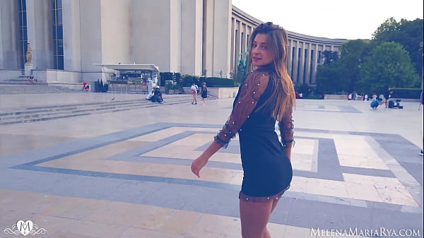 Melena Maria Rya Public Outdoor in Paris