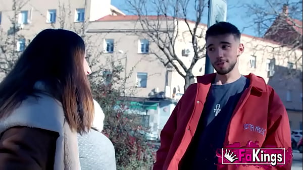 From to porn! ENORMOUSLY TITTED babe wants to do a porno with her fan