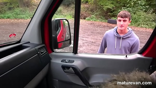 Cougars fuck lonely hitchhiker while giving him a ride