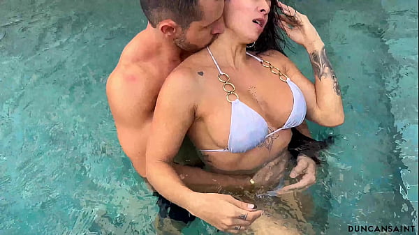 Hot sex in the sauna