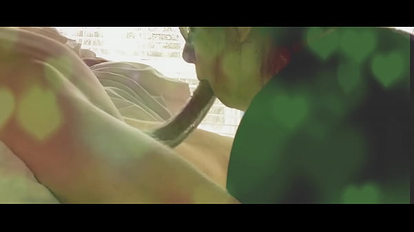 Relaxing deepthroating girlfriend throats a long uncut cock