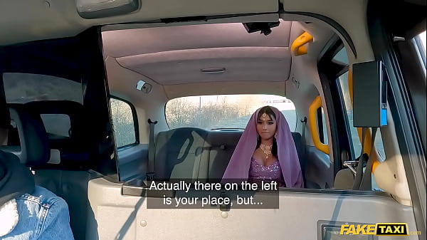 Fake Taxi Bengali nurse takes a big cock in her her tight Asian pussy with her big tits out