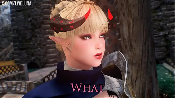 Skyrim: Blonde Demon wordt hard gefuckt