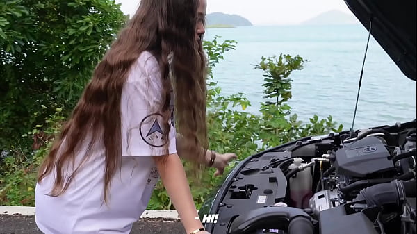 Fucked a stranger who helped me fix my car