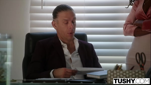 TUSHY Gorgeous anal-obsessed Hazel seduces her boss