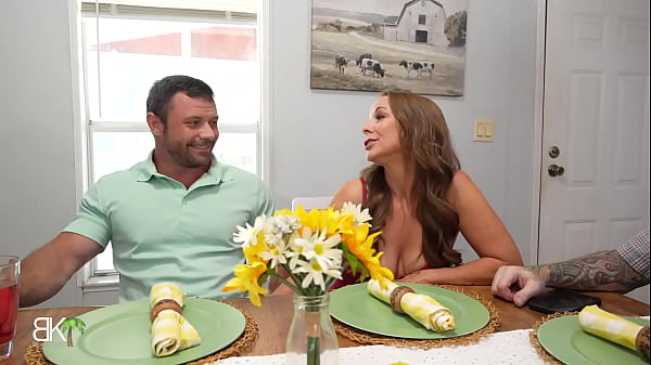 I Give My StepSon A Blowjob While my Clueless Husband Is Watching TV