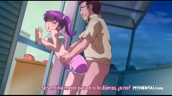 Chica de cabello morado anime
