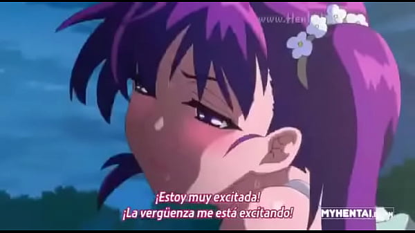 Chica de cabello morado anime