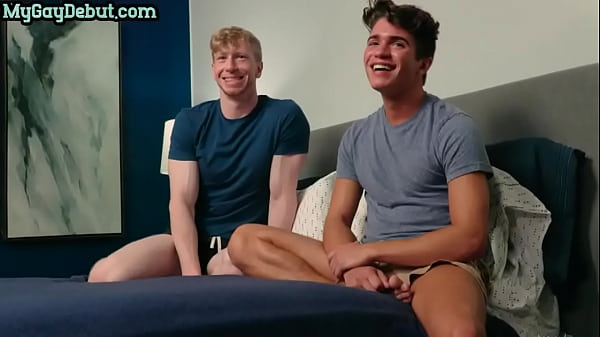 Blond bottom stud bareback banged by BF after casting