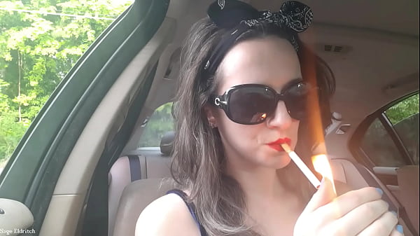 Sage Eldritch Red Lipstick Cigarette Smoking: Inhales & Exhales Thumbnail