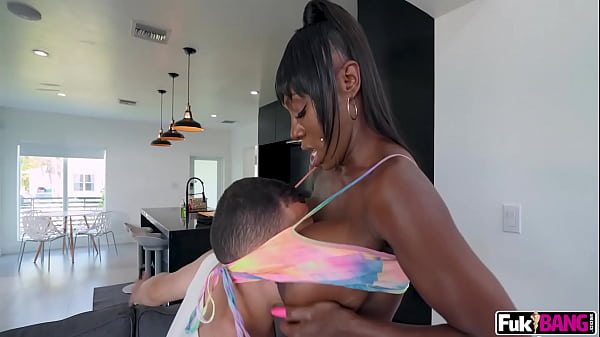 Ebony Mystique Teach Some Lessons To Her New Stepson