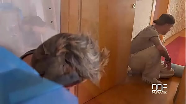 Pervy Workforce - Deep Double Penetration In The Hallway Thumbnail