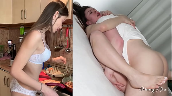 LIFE OF A STUDENT - Enjoying Tasty Food And Cock - Princess Alice