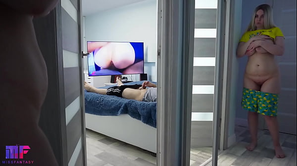 Stepdaughter spying on stepdad part 2