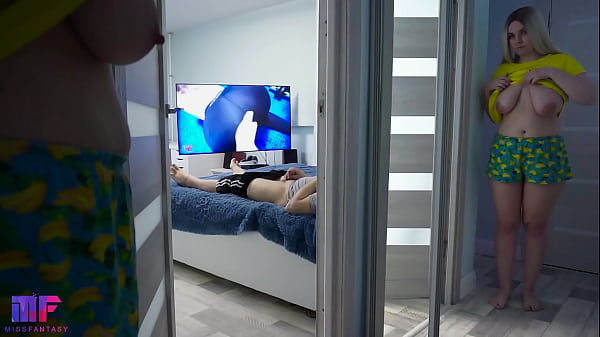 Stepdaughter spying on stepdad part 2