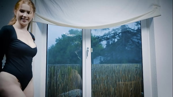 Riding on top – mouth full of cum