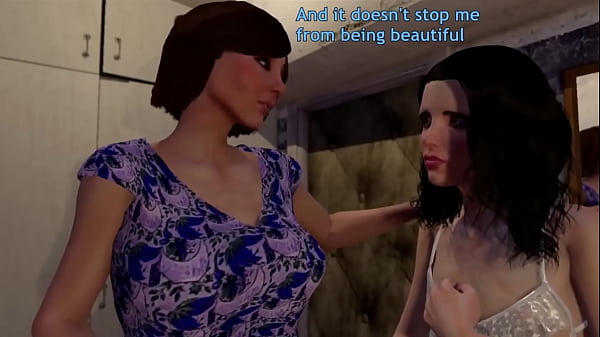 A single Milf gave a guy a dress, then he found out that she had a secret under her skirt.. 3d futa on male, sissy transformation